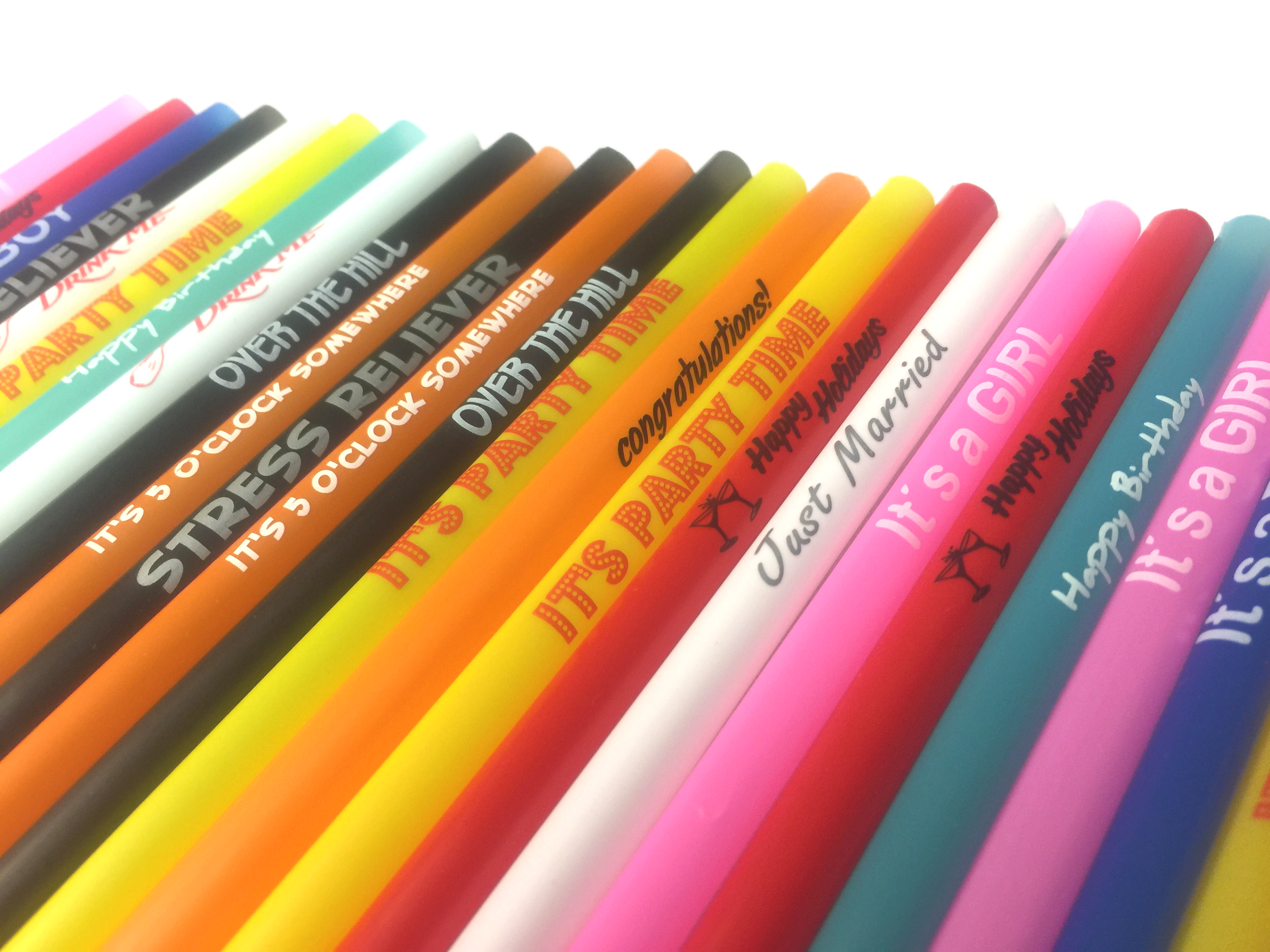 Emboss Straw Sip in style: Boost your brand with custom printed straws! – Straws ...