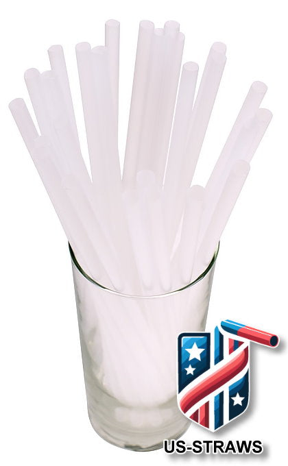 1 CASE - 4,000 (16x250) SMOOTHIE drinking straws 10.00 x 0.28 inch - color: clear