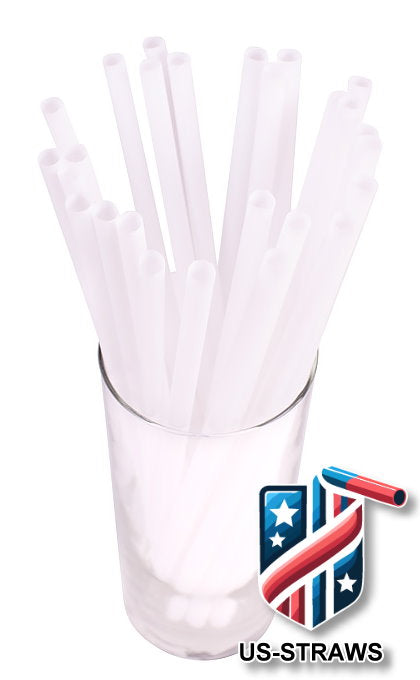 1 CASE - 4,000 (16x250) SMOOTHIE drinking straws 10.00 x 0.28 inch - color: white